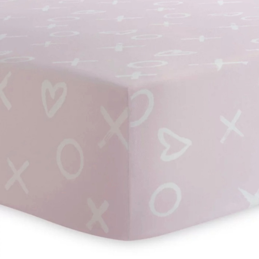 Kushies XO flannel cotton new changing pad cover